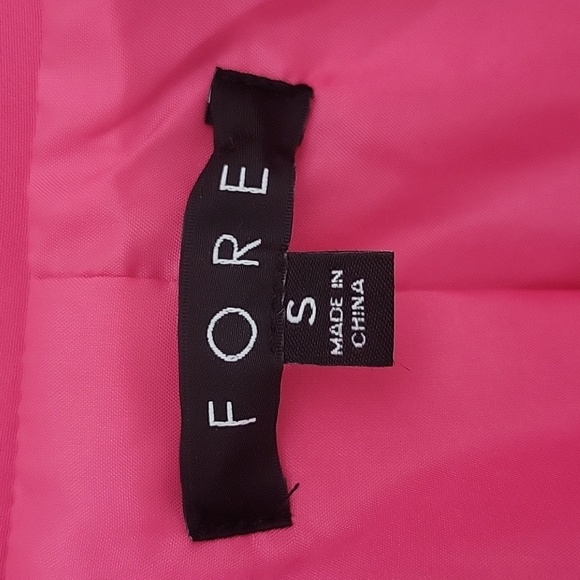 FORE Hot Pink Oversized Double Breasted Blazer Size Small - Picture 6 of 7